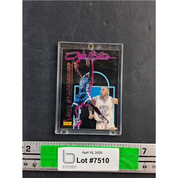 AutoBilia Jerry Stackhouse Signature Rookie Trading Card - Authenticity Not Guaranteed