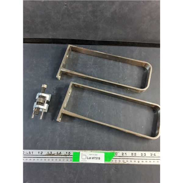 Metal Shelf Supports and Chisel Sharpener