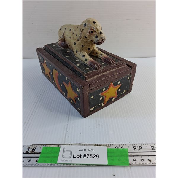 Decorative Box with Dog