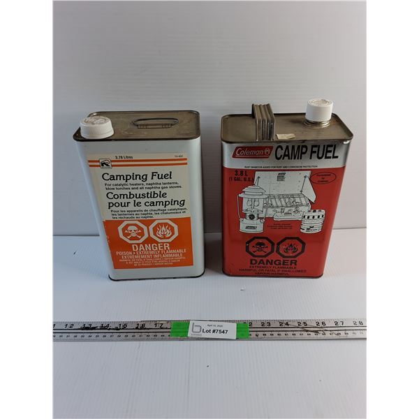 Coleman Camp Fuel - One Full and One Empty Cans, Cannot Ship