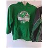 Image 2 : Saskatchewan Roughriders & DC Bunny Hugs - Size XL and Tracksuit Jacket - Size XS