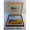 Image 1 : (2) Framed Wall Hanging Paintings - 20 x 16"
