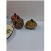 Image 2 : Fall Dish & Decor Lot: (3) Pumpkins, (1) Plate (1) Serving Bowl