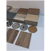 Image 3 : Various Sample Flooring Tiles & (6) Made into Coasters- Pick up preferred