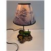 Image 2 : John Deere End Table Lamp - Works - 15" Tall