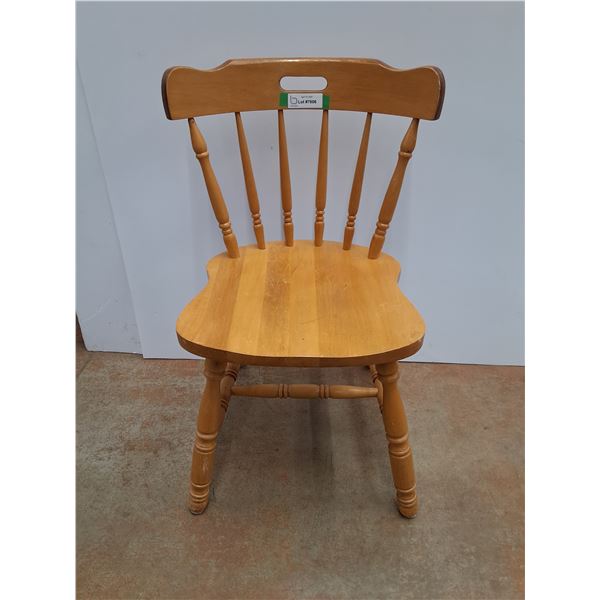 * Wooden Dining Chair - CANNOT SHIP