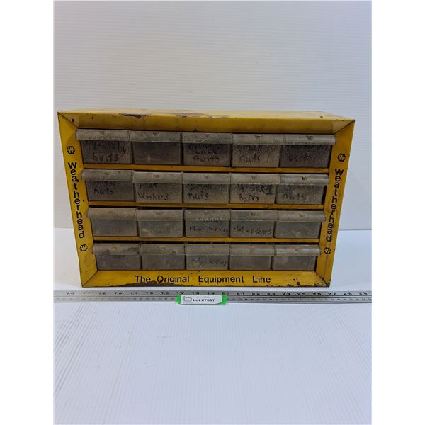 Weatherhead Shop Supplies Organizer w/Contents - 17" x 6" x 11" - CANNOT SHIP