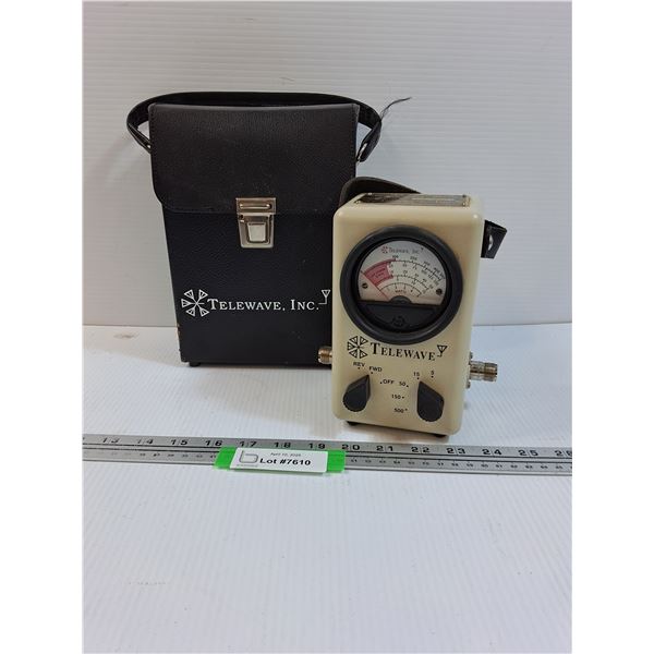 Telewave Inc. Wattmeter w/Carrying Case - Model 44A - As Is