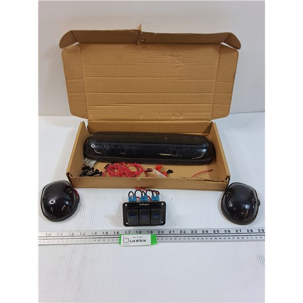 Vehicle Light Kit w/Toggle Switch & Electrical  - As Is