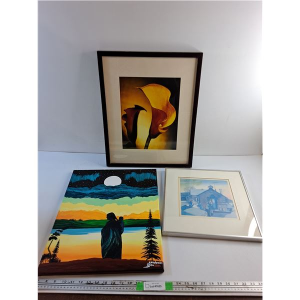 (3) Wall Hanging Art Prints/Painting