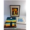Image 1 : (3) Wall Hanging Art Prints/Painting