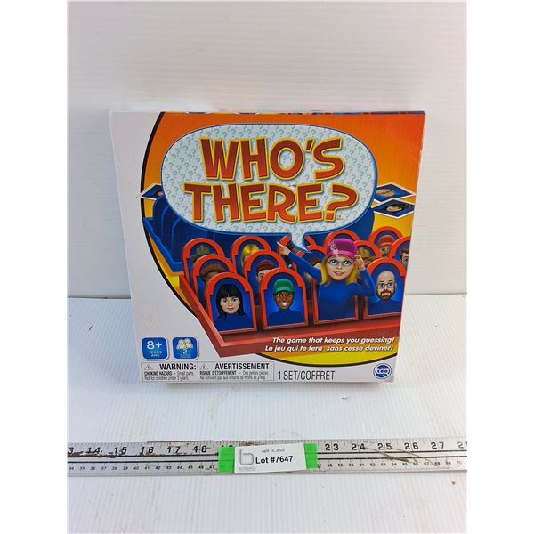 Whos There Trivia Game