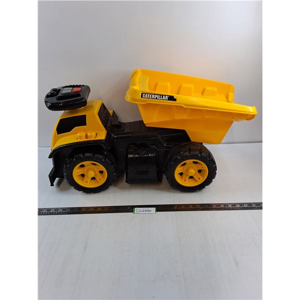 Caterpillar Dump Truck Ride-On Toddler Toy 24" x 12" x 14"