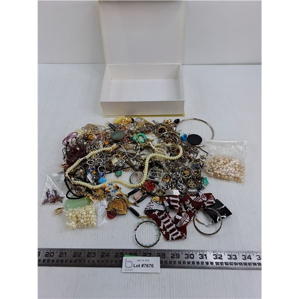 Jewelry Crafter's Lot with Tote