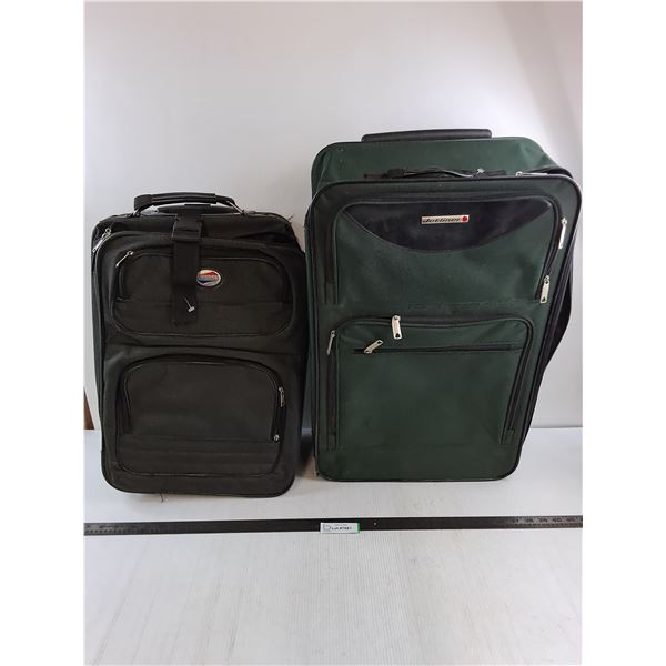 (2) Travel Suitcases (American Tourister 20" x 14" x 7" & Jetliner 24" x 16" x 8")