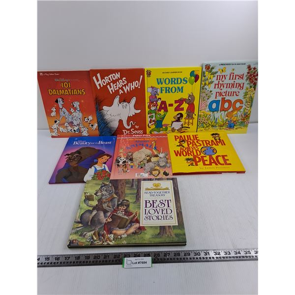 (8) Children's Books (Disney, Dr.Seuss, Best Loved Stories)