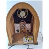 Image 2 : Vintage Style Wood Radio- Powers On