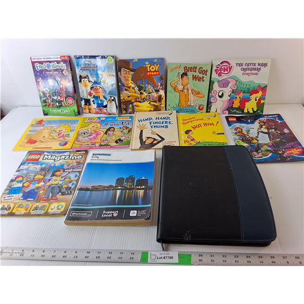 (13) Kids Books- Toy Story, Bert & Ernie, Misc., Portfolio Saskatoon 2023 Phone Book