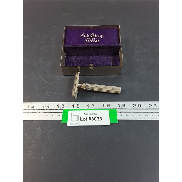 Vintage Auto Strop Razor w/Case