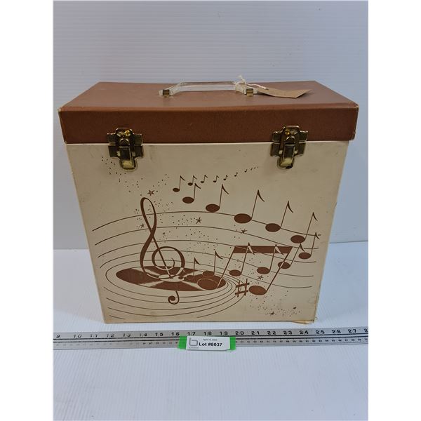 Vintage Record Carrying Case - 14" x 14" x 7"