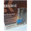 Image 2 : New! Keurig K-Express Machine - Matte Grey & Keurig Lazy Susan Holder (Used)