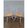 Image 1 : * (2) Wood Dining Chairs - CANNOT SHIP
