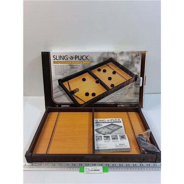 Sling-a-puck Board Game w/Box