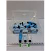 Image 1 : H20 Samples Lot: Shampoo & Condtioner & Lotion in Storage Box