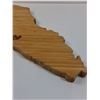 Image 2 : Vancouver Island Wood Wall Decor - 24" Long