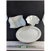 Image 1 : (2) Ceramic Bowls and Serving Platter
