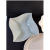 Image 2 : (2) Ceramic Bowls and Serving Platter