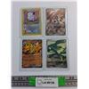 Image 1 : (4) Pokemon Trading Cards - Authenticity Not Guaranteed