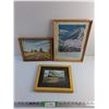 Image 1 : (3) Framed Art Prints - 15 x 11"