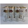 Image 2 : (4) Stella Artois Glass Goblets