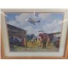 Image 2 : Framed Aircraft Art Print 23 x 20"