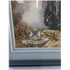 Image 2 : Framed Pacific Railway Train Art Print 26 x 22"