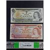 Image 1 : 1973 One Canadian Dollar Bill and 1974 2 Canadian Dollars Bill