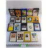 Image 1 : (19) Various 8 Track Stereo Cassettes - Helen Reddy, Country Livin and Mellow Music