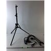 Image 1 : Multi Color Grow Light with Controller- Powers On & Adjustable Tripod- As Is