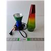 Image 1 : Lava Lamp 9.5" Tall & Metal Lamp- Both As Is