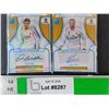 Image 1 : (2) Panini America Soccer Cards- David Beckham & Christiano Ronaldo Cannot Guarantee Authenticity