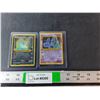 Image 1 : (2) Pokemon Cards- Shining Mewtwo & Shining Tyranitar- Cannot Authenticate