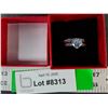 Image 1 : Silver Colored Heart Ring Set- 7 & Box