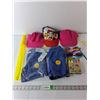 Image 1 : Kids/Toddler Lot- (2) Shorts- 4T, (3) Hats, Chalk, Misc.