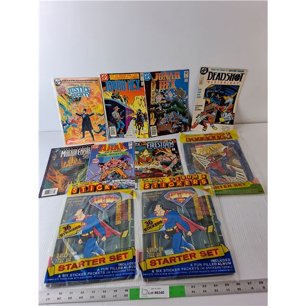 (10) Vintage Comics- Superman, Jonah Hex, Spider-Man, Misc.