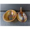 Image 2 : Glass Hen on Nest Dish 7" Long-chipped base