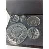 Image 3 : Crystal/Glass Lot- (8) Plates, (2) Bowls
