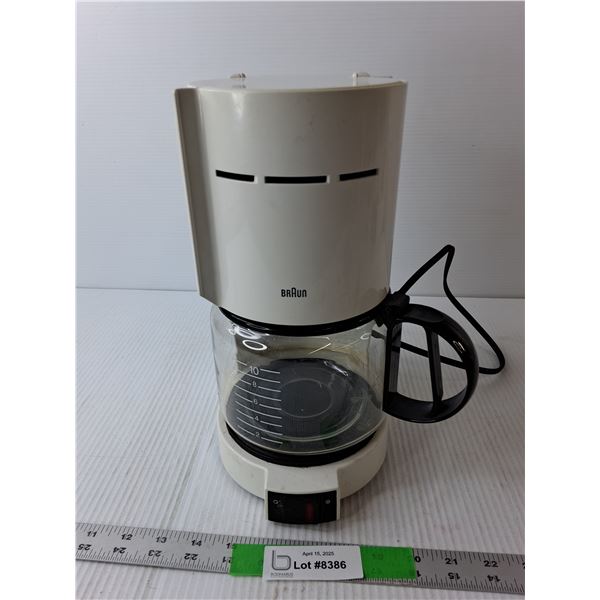 Braun Coffeemaker- Powers On