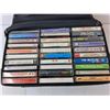 Image 2 : 2 Sided Case Logic Bag & Cassettes- Pink Floyd, Dr. Hook, Bon Jovi, Misc.
