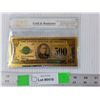 Image 1 : United States Gold & Banknote Bills, Cannot Authenticate